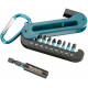 Makita E-12005 Le jeu de bits torsion Impact Black 1/4", 10 pieces