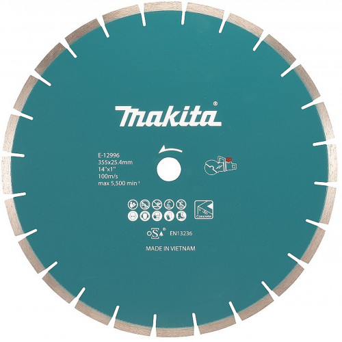 Makita E-12996 Disques Diamant 355x25,4mm