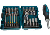 Makita E-25096 Coffret d’embouts de vissage 1/4" + tournevis a cliquet 44 pieces