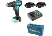 Makita HP333DSAX1 Perceuse-visseuse a percussion sans fil (2x2,0Ah/12V), Coffret