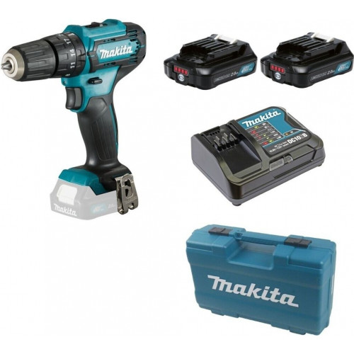 Makita HP333DSAX1 Perceuse-visseuse a percussion sans fil (2x2,0Ah/12V), Coffret