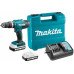 Makita HP488DWAE Perceuse-visseuse a percussion Li-ion (18V/2x2,0Ah) coffret