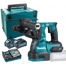 Makita HR003GM201 Marteau Sans fil Combiné SDS-Plus, Li-ion ( 2x4,0Ah/ 40V)