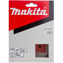 Makita P-33124 Feuilles rectangulaires abrasives 114x102mm K120 10 Qté