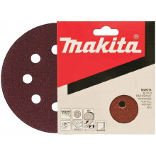 Makita P-43608 Disques abrasifs auto-agrippant 8 trous (bois/métal) 10 Qté, 125mm, K320