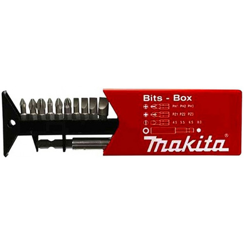Makita P-49030 Coffret de 11 pieces avec embouts de vissage et porte-embout magnétique