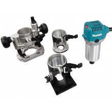 Makita RT0702CX2J Affleureuse - Défonceuse Multifonctions 700W, Makpac