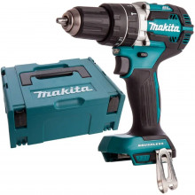 Makita DHP484ZJ Perceuse a Percussion LTX 18V, sans batterie, Makpac Accessoires pour