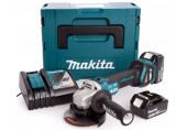 Makita DGA513RTJ Meuleuse O 125 mm, 125mm, Li-ion (2x5,0Ah/18V) Makpac
