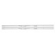 Metabo Raboteuse DH330 / 316 HSS - 332x12x1.5mm / 2 trous longs (2 pieces) 0911063549