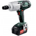 Metabo 602198500 SSW 18 LTX 600 Visseuse a chocs sans fil 18V 2X4Ah, MetaBOX 145 L