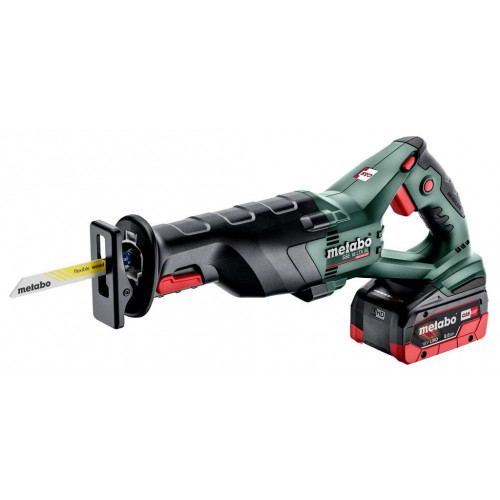 Metabo 602267810 SSE 18 LTX BL Scie sabre sans fil 18v 2x8.0 Ah, Coffret