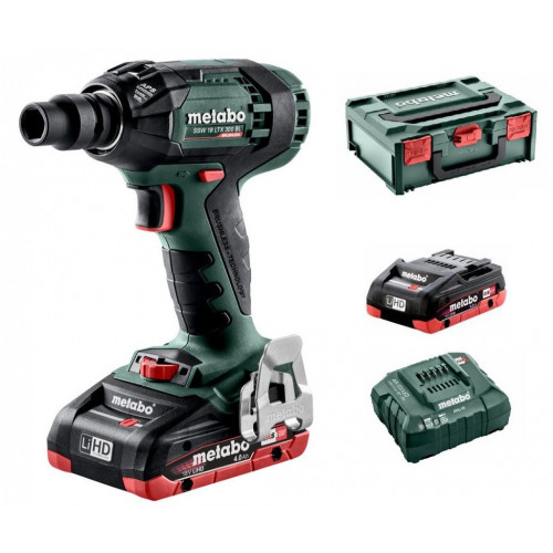Metabo 602395800 SSW 18 LTX 300 BL Clé a chocs sans fil, MetaBOX