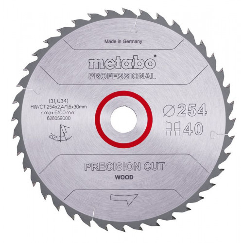 Metabo lame de scie (254x30mm) 628059000