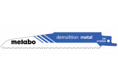 Metabo 5 lames de scie sabre « demolition metal » 150 x 1,6 mm 631992000
