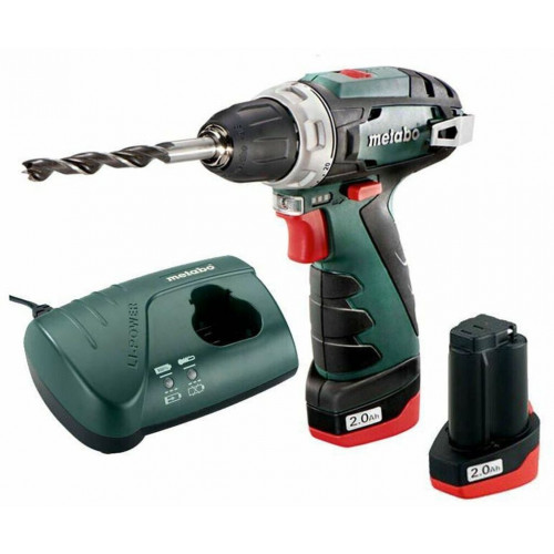 Metabo PowerMaxx BS Basic Perceuse-visseuse sans fil (12V/2x2,0 Ah) 600984000