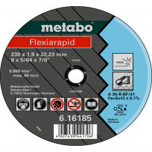 Metabo Flexiarapid 150 x 1,6 x 22,23 inox, meule de tronçonnage, modele droit 616183000