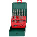 Metabo HSS-G-Bohrerkassette-SP, Metallbohrer-Set 19-teilig 627153000