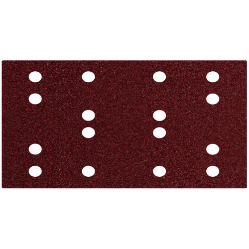 Metabo Feuilles de ponçage 80x133 mm,P40,16 trous,avec fixation auto-agrippante 635190000 Metabo Feuilles de ponçage 80x133 mm,P40,16 trous,avec fixation auto-agrippante 635190000