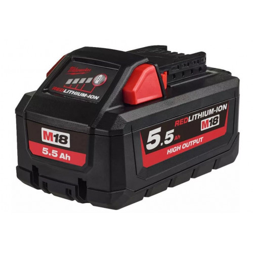 Milwaukee M18 HB5.5 High output Batterie (18V/5,5Ah) 4932464712