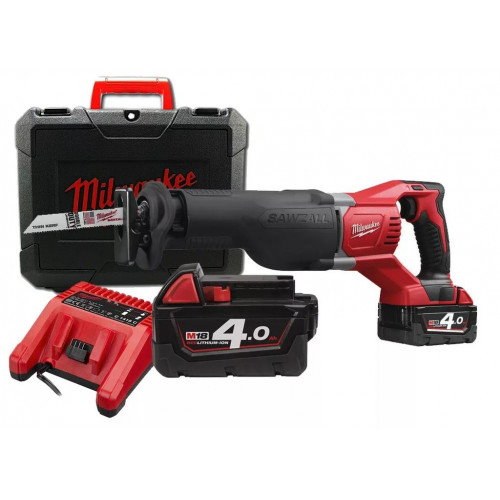 Milwaukee M18 BSX-402C Scie sabre sans fil (2x4,0 Ah/18 V) Coffret 4933447285 Milwaukee M18 BSX-402C Scie sabre sans fil (2x4,0 Ah/18 V) Coffret 4933447285