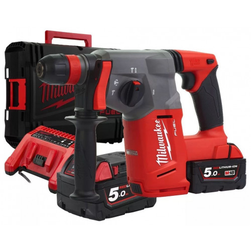 Milwaukee M18 CHX-502X Perforateur SDS-Plus, 2x5,0 Ah, HD Box 4933451381