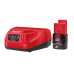 Milwaukee M12 NRG-201 Kit de batterie et chargeur 4933451900