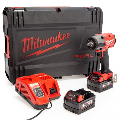 Milwaukee M18 FMTIW2F12-502X Boulonneuse a choc (18V/2x5,0Ah) HD Box 4933478450