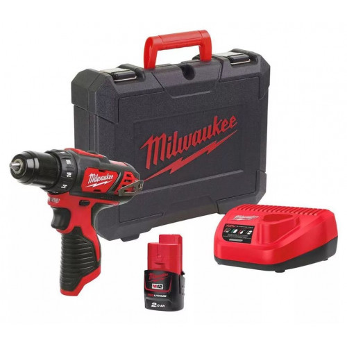 Milwaukee M12 BDD-201C Perceuse visseuse sans fil 1x2.0 Ah, Coffret 4933479439