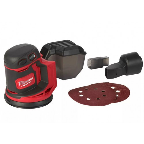 Milwaukee M18 BOS125-0 Ponceuse orbitale excentrique 125mm (18V) sans batteria, 4933464228