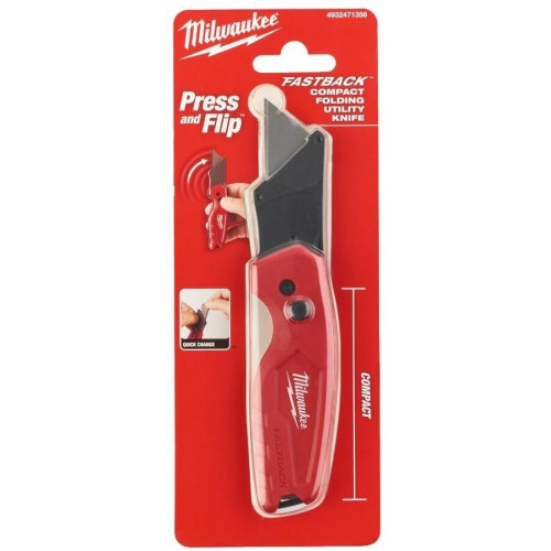 Milwaukee Compact FastBack Cutter de poche 4932471356 Milwaukee Compact FastBack Cutter de poche 4932471356