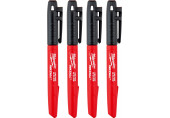 Milwaukee Inkzall 4x Marqueurs, noir 4932480551