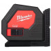 Milwaukee CLL-C Laser vert 2 lignes a piles alcalines, coffret 4933478753