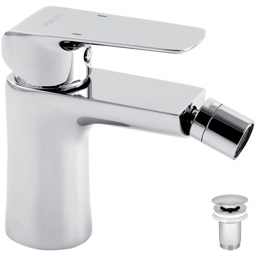 NOVASERVIS NOBLESS TINA Robinetterie de bidet avec vidage, chrome 38011,0