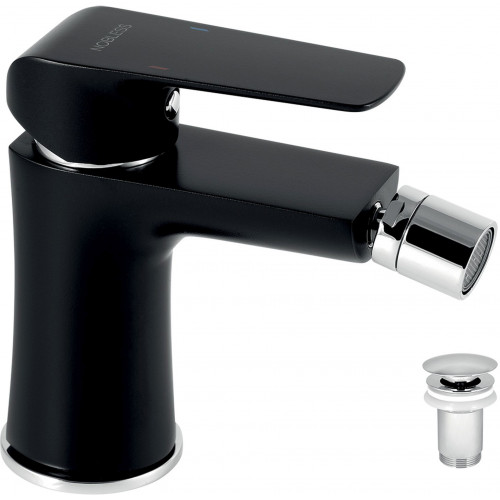FERRO NOBLESS TINA Mitigeur de bidet avec vidage, noir 38011,5