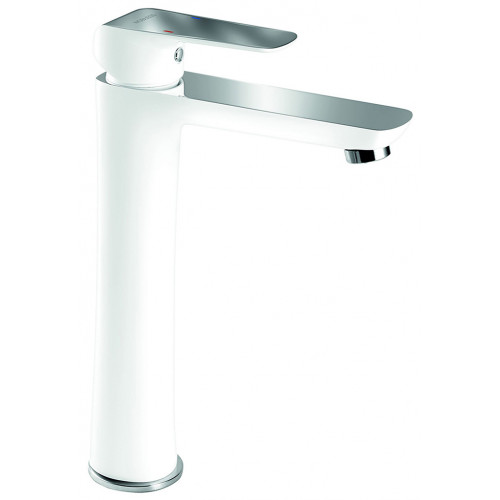 NOVASERVIS NOBLESS TINA Mitigeur de lavabo avec vidage, blanc/chrome 38503,1