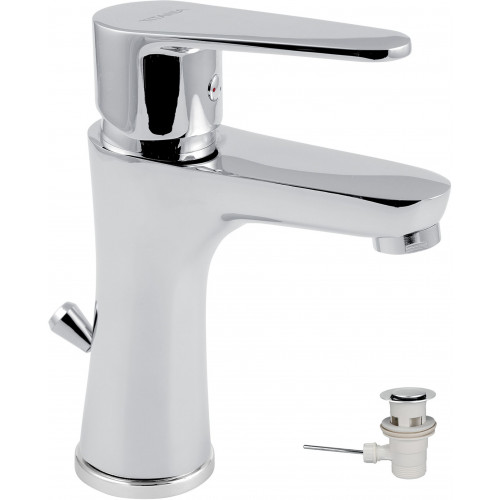 NOVASERVIS TITANIA FRESH Mitigeur de lavabo avec vidage, chrome 96001,0