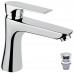 NOVASERVIS ALGEO SQUARE Mitigeur de lavabo avec vidage, chrome 82003,0