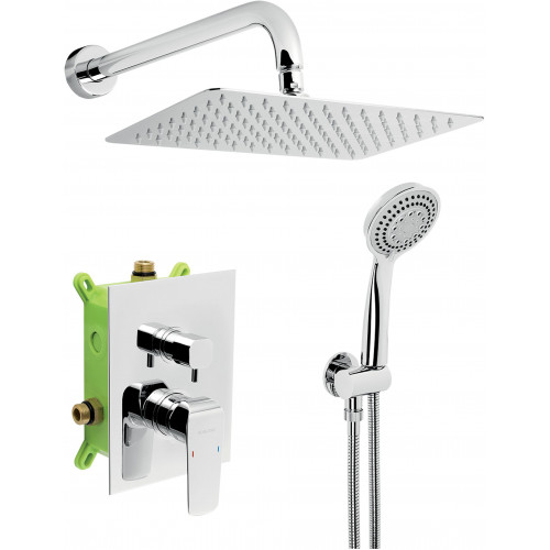 NOVASERVIS Set de mitigeur encastré avec accessoires, chrome SADA38051R,0