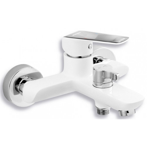 NOVASERVIS NOBLESS TINA Robinetterie de baignoire, 150mm, blanc/chrome 38020/1,1