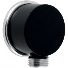 FERRO Raccord coudé universel pour flexible de douche 1/2", noir D/STENAA1,5