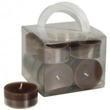 PAPSTAR bougies chauffe-plat, marron, 12 pcs, 10470