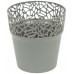 PROSPERPLAST NATURO pot de fleurs, 17,5 cm, gris pierre, DNAT175-405U