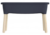 Prosperplast RESPANA PLANTER WOOD HIGH jardiniere pour semis, 77 cm, anthracite, ISEW780HB