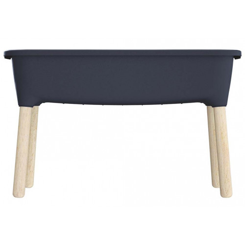 Prosperplast RESPANA PLANTER WOOD HIGH jardiniere pour semis, 77 cm, anthracite, ISEW780HB