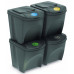 Prosperplast SORTIBOX Conteneurs Mixtes Tri sélectif avec 4x25L compartiments IKWB25S4