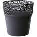 PROSPERPLAST TREE pot de fleurs, 12 cm, anthracite, DTRE120-S433