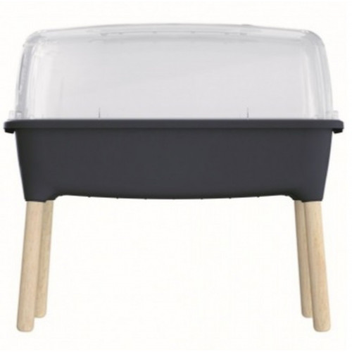 Prosperplast RESPANA PLANTER WOOD HIGH 77x38x79,5cm, anthracite ISEW780H