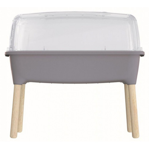 Prosperplast RESPANA PLANTER WOOD HIGH 77x38x79,5cm, gris ISEW780H