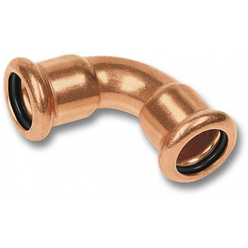 SANHA CU coude a sertir en cuivre 6002A, 42/90°, 600242